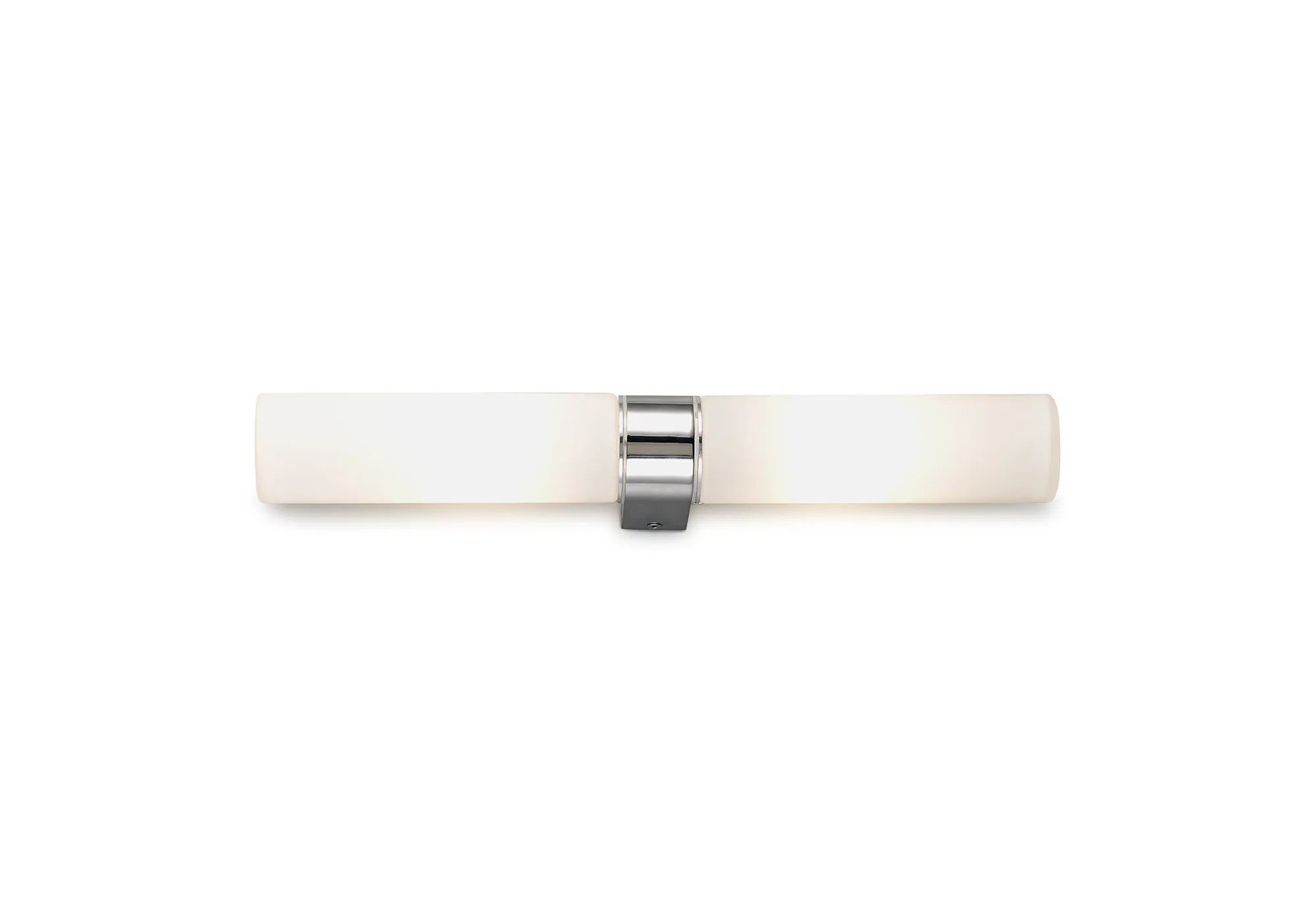 Tasso Glass IP44 2 Light Wall Lamp Polished Chrome D0386  Deco Tasso